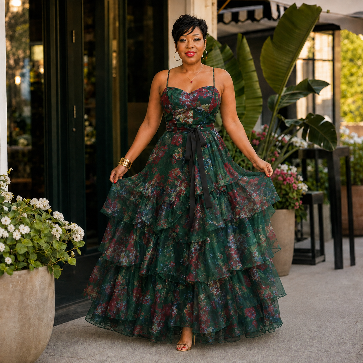 Emerald Garden 2-in-1 Convertible Floral Set